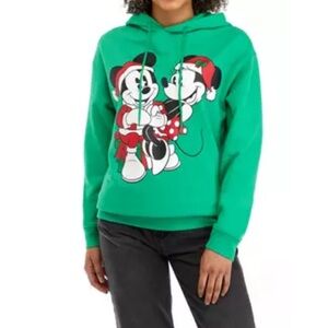Christmas Mickey Mouse Couple Christmas Graphic Hoodie